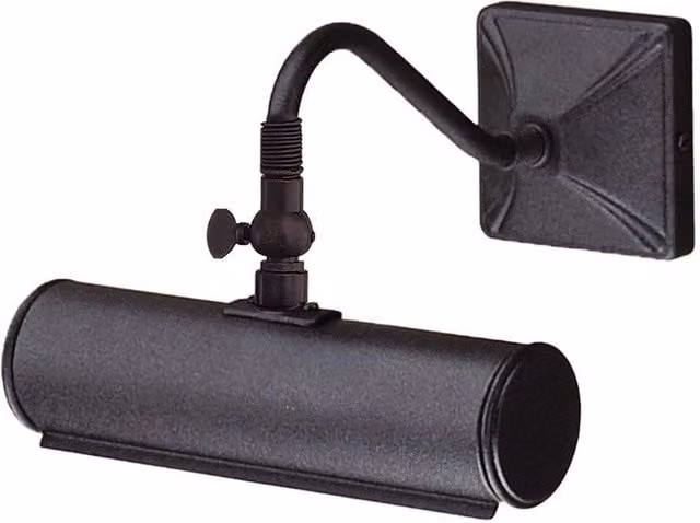 Netlighting Small Modern Metal Picture Wall Light in Black with E14 Socket