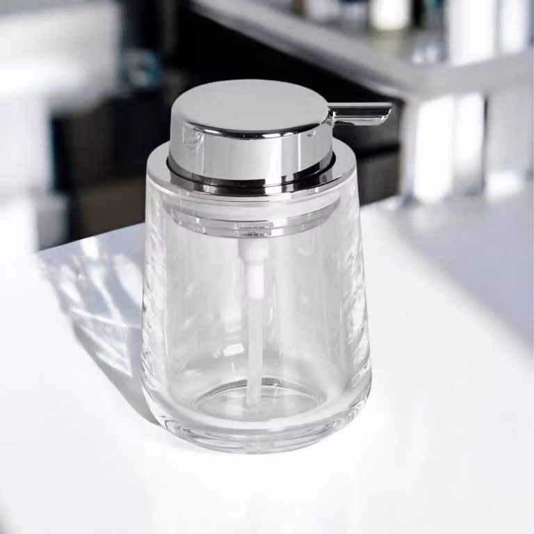 Showerdrape Clarion Clear Acrylic 4 Piece Bathroom Accessory Set
