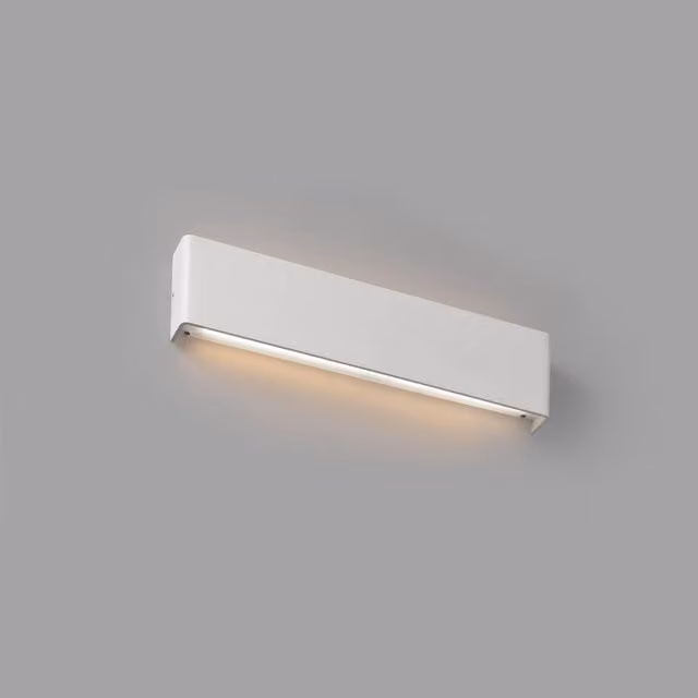 Netlighting Nash LED Large Indoor Wall Light in White Aluminium