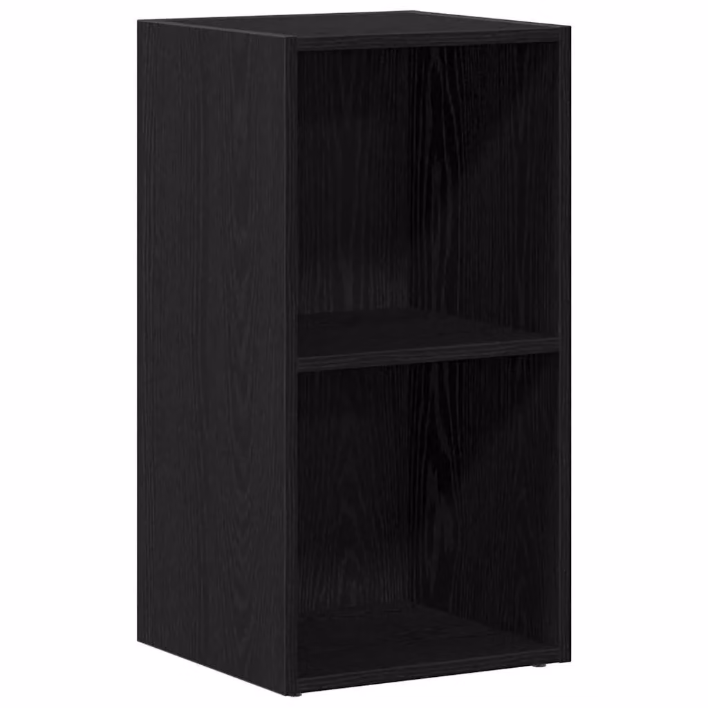 Berkfield Home LP Storage Box in Black Oak, W: 71 cm, D: 34 cm, H: 36 cm – 2