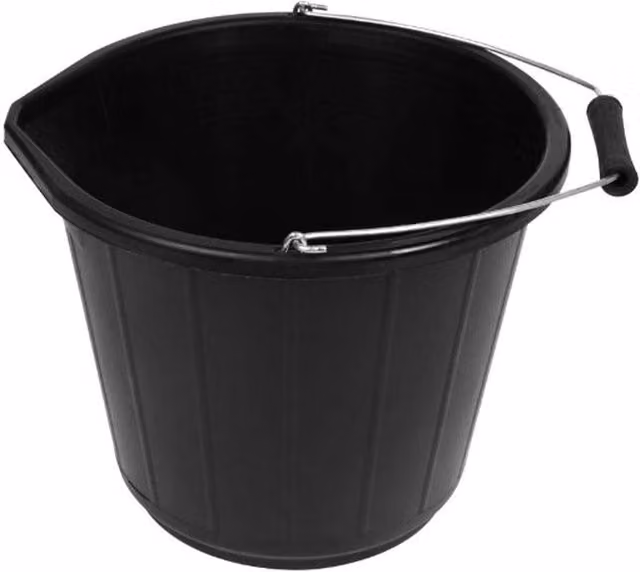 Proplas 2008 Limited Heavy Duty Bucket, 14 l, Black