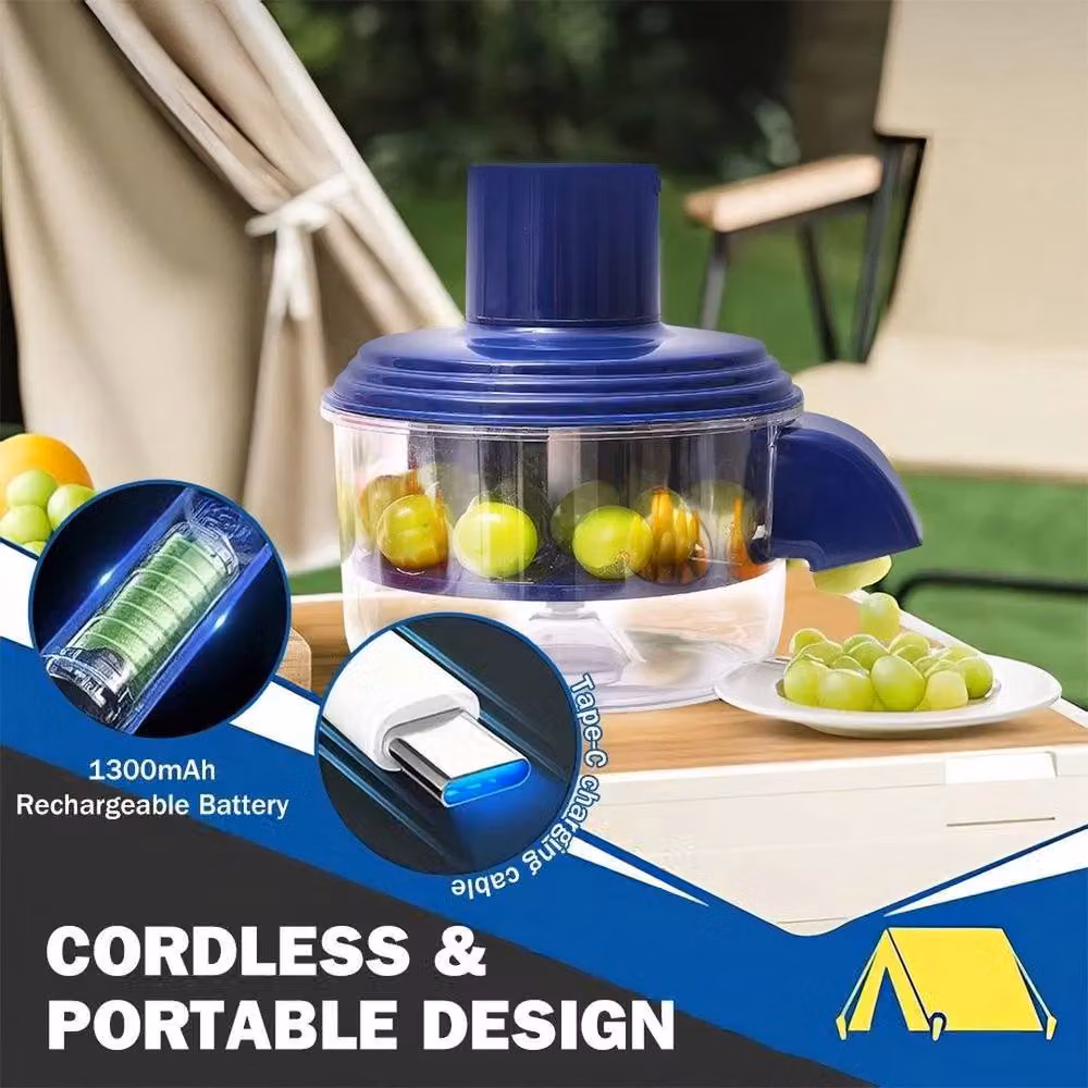 EONLION Electric Grape and Garlic Peeler Machine in Blue – 5