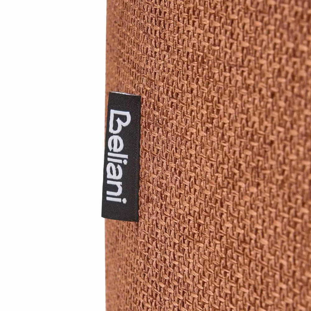 Wyld and Coco Brown Fabric Storage Pouffe with Pine Wood Frame, W/D/H: 60.0 x 46.0 x 46.0 cm – 6