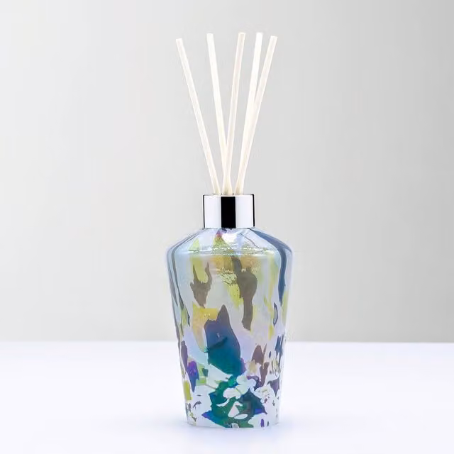 Sienna Glass Green Flute Reed Diffuser