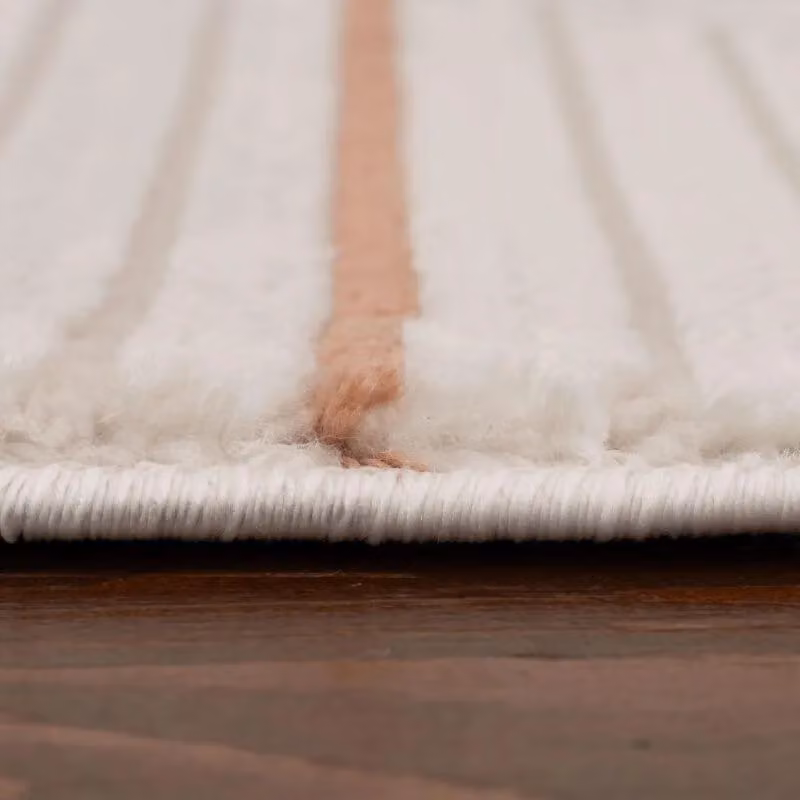 THE RUGS Carmel Modern Geometric Stain Resistant Area Rug in Terracotta, W: 120 cm, L: 170 cm – 3
