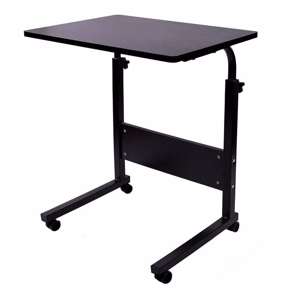 VOGREX Adjustable Portable Laptop Desk Stand with Castors, Black – 3