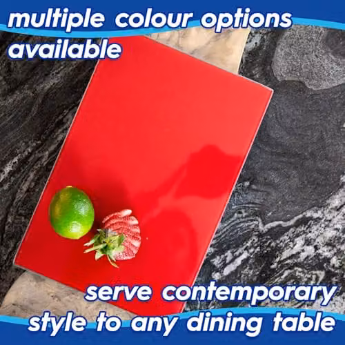 Harbour Housewares 12pc Grey Glass Placemats and Coasters Set, Diameter: 30 cm – 2