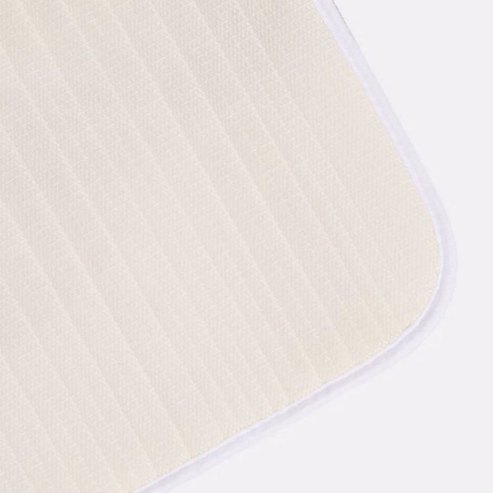 OHS Unwrap Me Slogan Bow Non-Slip Bath Mat in Beige – 4