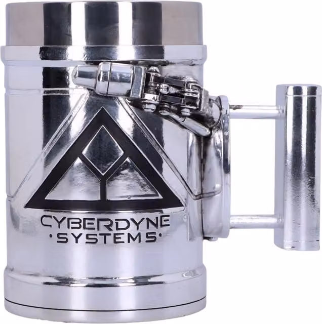Nemesis Now Terminator 2 Silver Resin and Stainless Steel Tankard Mug