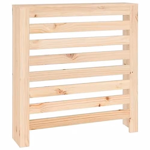 vidaXL Modern Radiator Cover in Natural Untreated Solid Pine, W/D/H: 79.5 x 19 x 84 cm