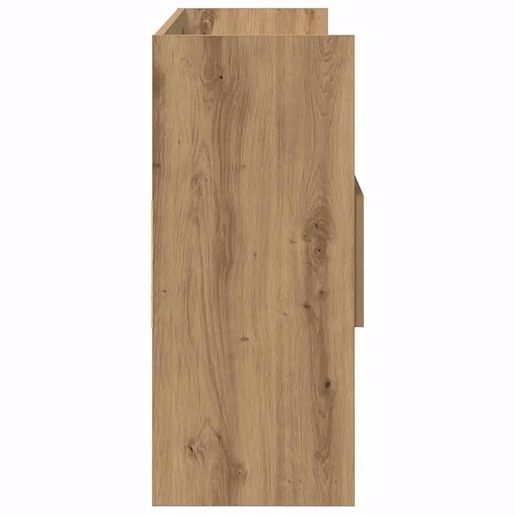 Berkfield Home Artisan Oak Sideboard in Brown, W/D/H: 105 x 30 x 70 cm – 3