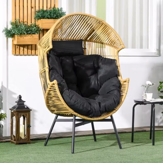 Chilli Seating Tiki Egg Chair in Brown