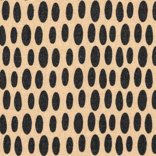 Ante Decor Mercury Fabric Shadow Dotted Cotton Modern Cushion in Grey, Black and Beige