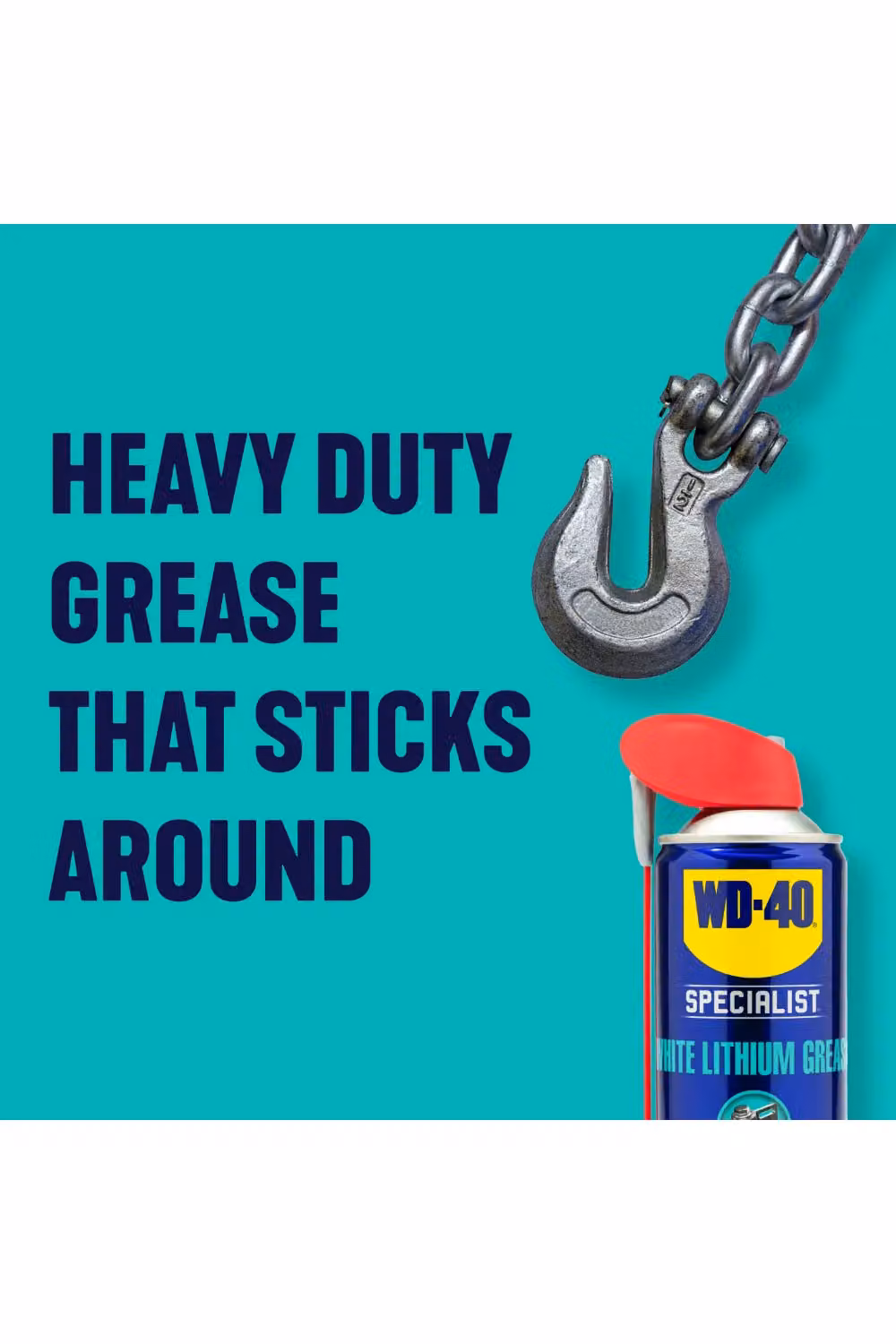 WD-40 Specialist White Lithium Grease Aerosol Triple Pack, 3 x 400ml – 7