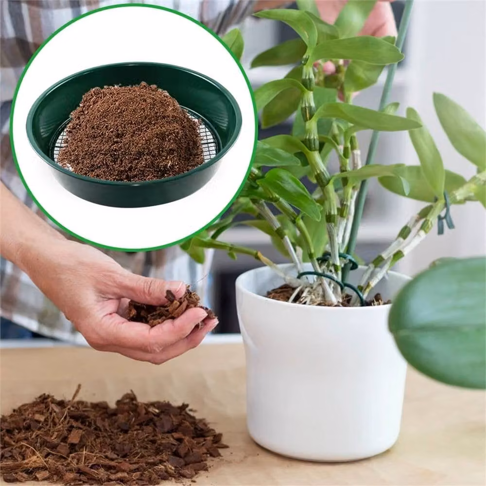 Nordara Large Green Garden Sieve Riddle for Soil and Compost Sifting – 5