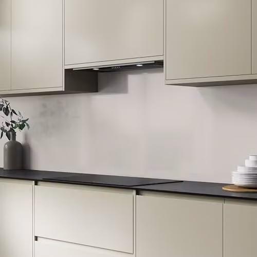 Bushboard Grey and Blue Aluminium Kitchen Splashback Panel, W: 300 cm, H: 75 cm, D: 0.4 cm
