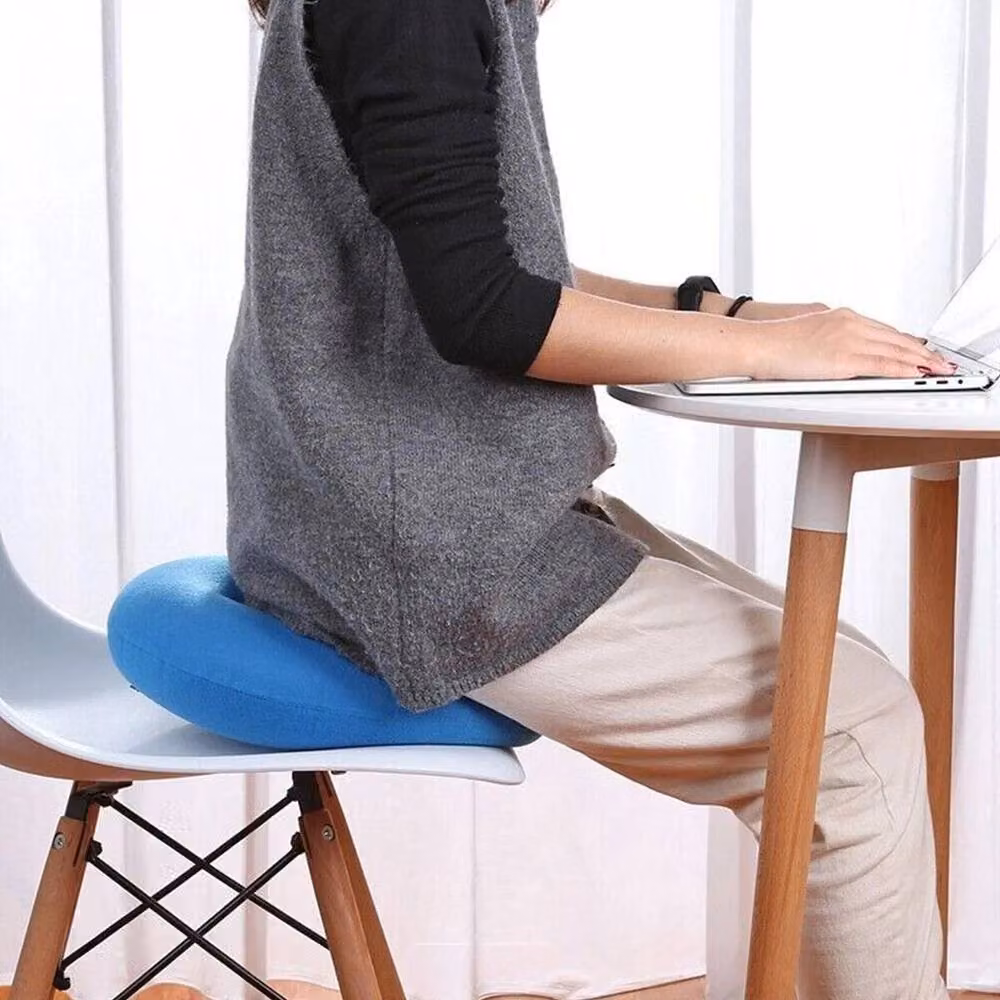 Kelvenix 2-Piece Blue Inflatable PVC Donut Ring Cushion Medical Seat for Adults – 5