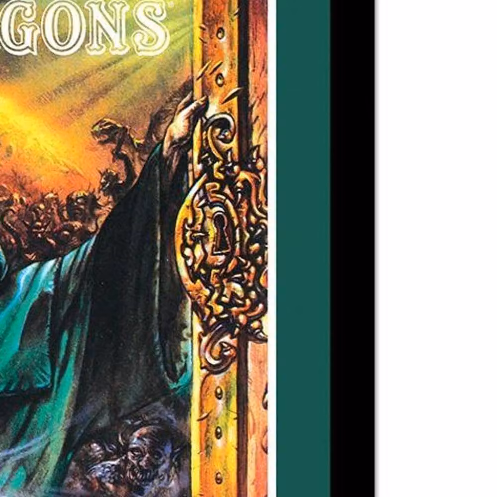 Dungeons & Dragons Dungeon Master Multicolour Framed Paper Poster – 2