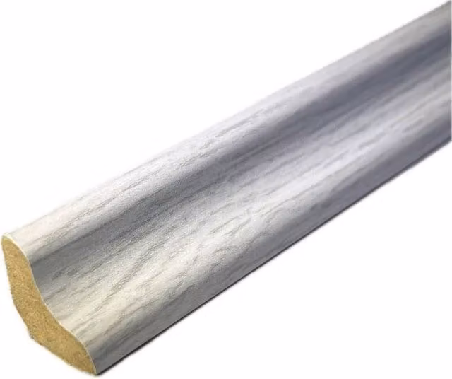 Vinyl Flooring UK Scotia Beading Moulding 826 Silver, Pack of 5, Length: 2.4 m