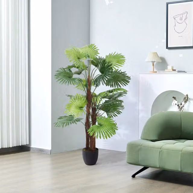Breeins Green Artificial Palm Tree
