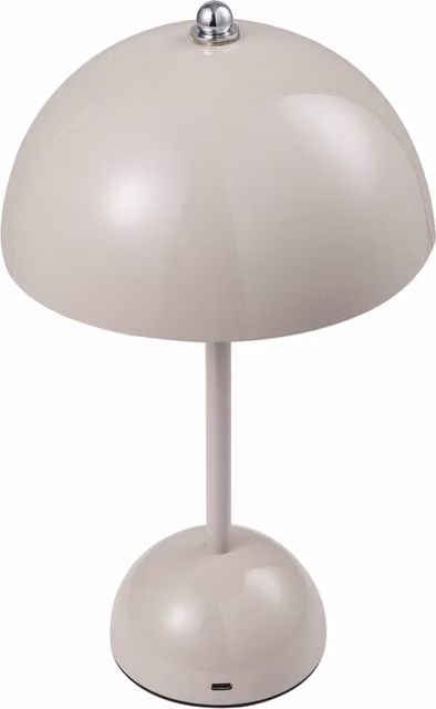 Livingandhome Dimmable Acrylic Lampshade Table Lamp in Grey