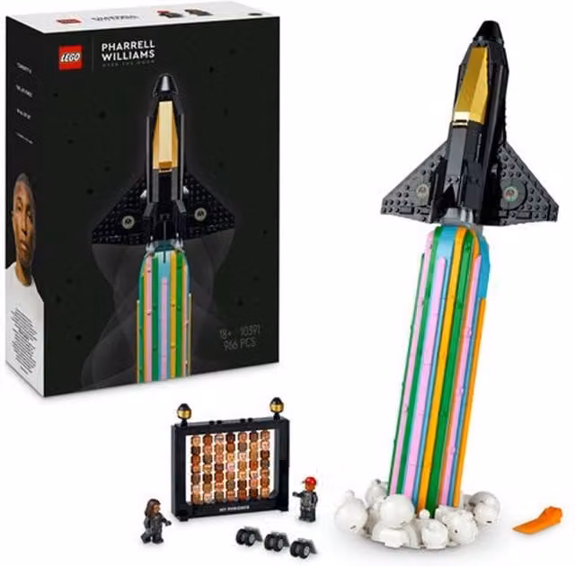 LEGO Over the Moon with Pharrell Williams 10391 Creative Building Set, Multicolour