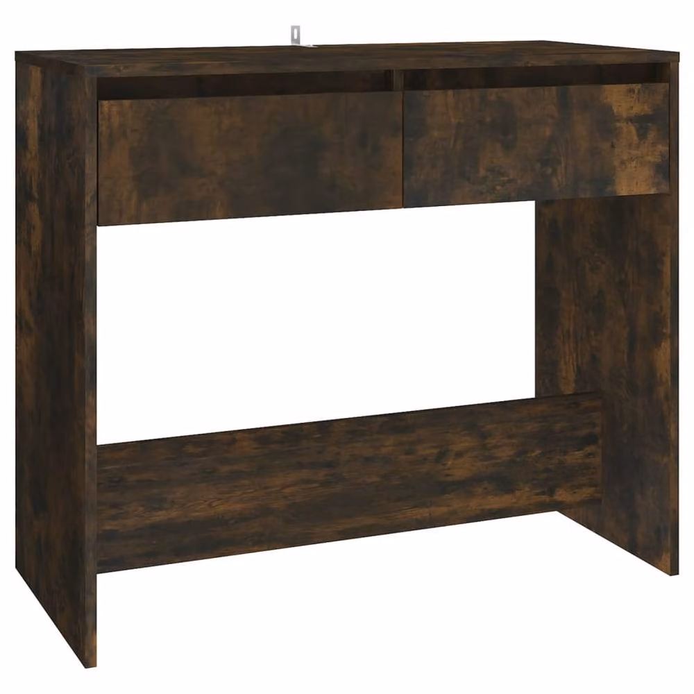Berkfield Home Decorative Console Table in Smoked Oak Brown, W/D/H: 89 x 41 x 76.5 cm – 3