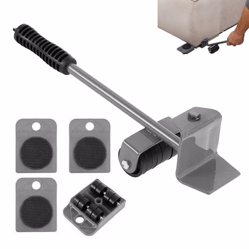 NESTLUNE Furniture Moving Tool Set Sliders and Lifter, Grey – 4