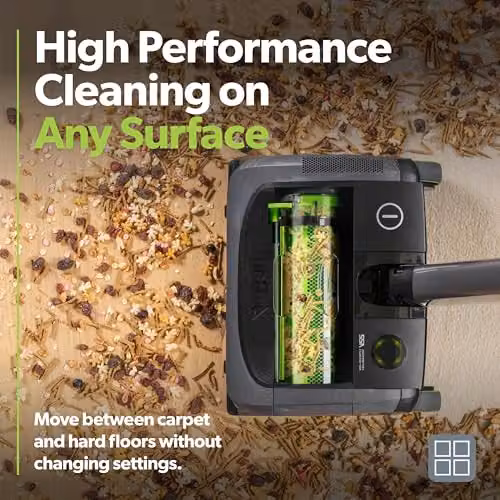 Gtech AirRAM MK2 Lightweight Cordless Bagless Vacuum Cleaner in Grey with LED Headlight and Pet Hair Function – 3