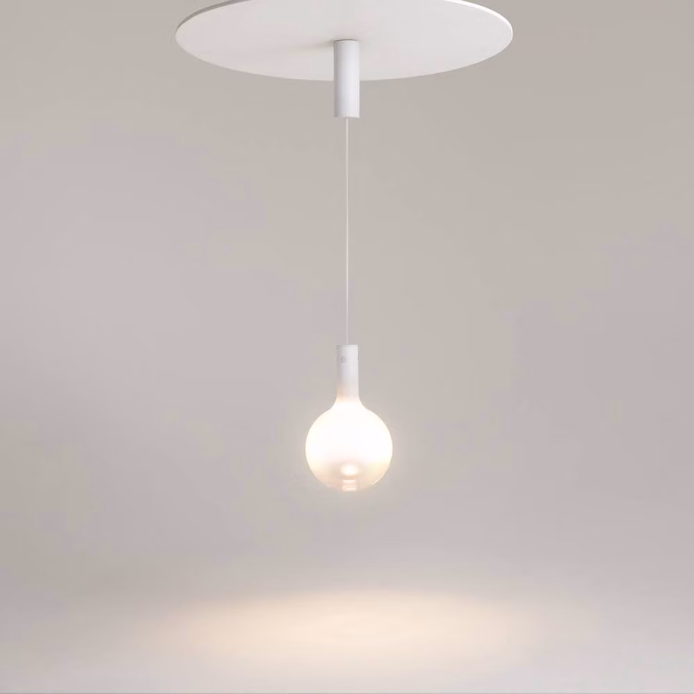 Netlighting Nebula Modern Sphere Globe Pendant Ceiling Light in White, 20cm, LED, 400lm, 3000K Warm White – 2