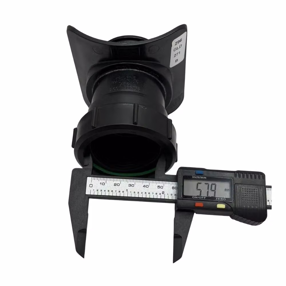 McAlpine 2" Mechanical Soil Pipe Boss Connector in Grey or Black – 5
