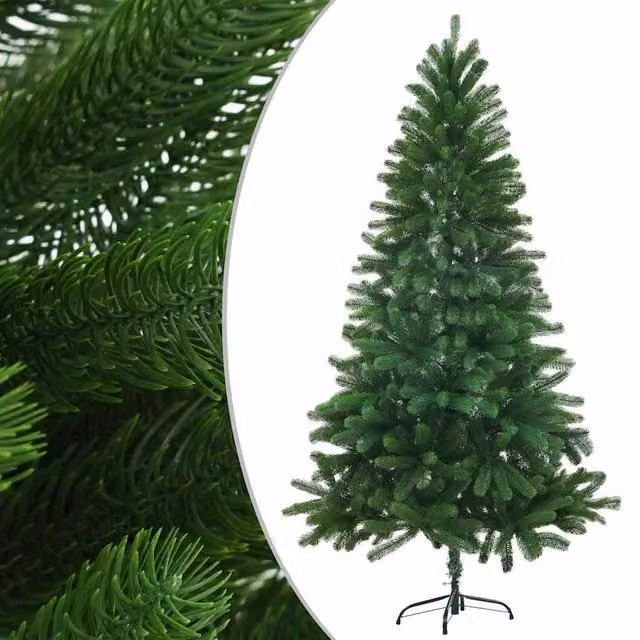 Berkfield Home Lifelike Faux Christmas Tree in Green, Height: 150 cm – 1