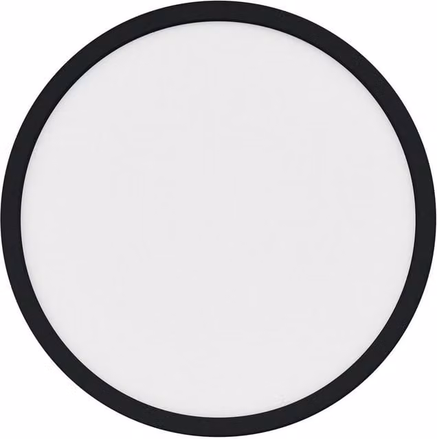 Nordlux Oja LED Ceiling Light, Black Plastic, Warm White 2700K, Diameter: 29 cm