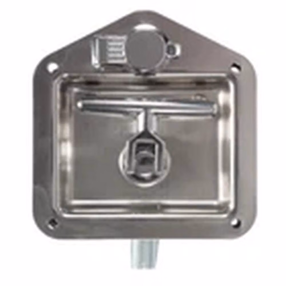 EONLION 2-Piece Stainless Steel Folding T-Handle Lock Latch in Silver – 2