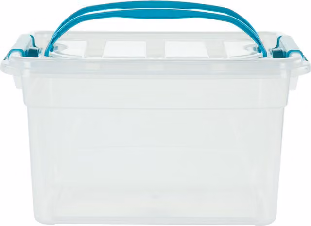 Whitefurze Stackable Transparent Plastic Carry Box Set
