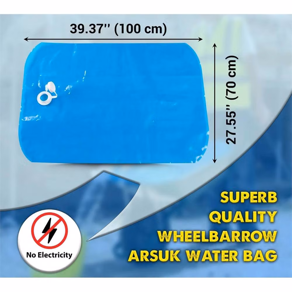 Nordara 2 x 80L Blue Wheelbarrow Water Bags for Outdoor Garden Use – 2