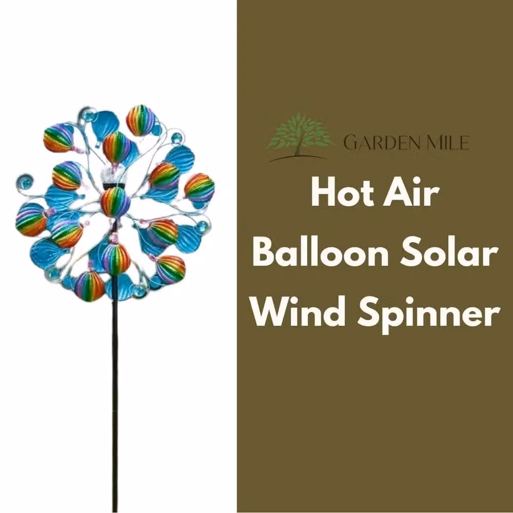 Marco Paul Sky Runner Solar Wind Spinner Garden Ornament in Multicolour – 4