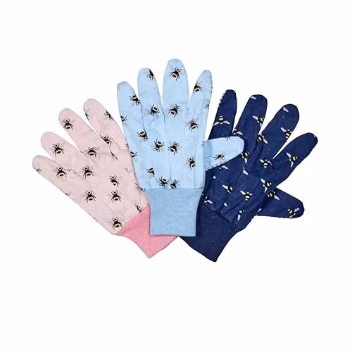 Briers Multicolour Cotton Gardening Gloves in Blue – 1