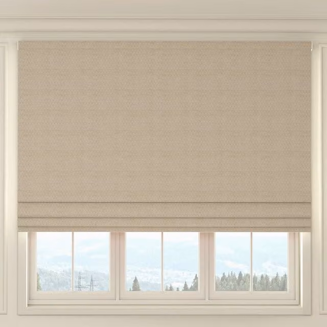 House Llewelyn-Bowen Divina Made To Measure Blackout Roman Blind in Pearl Beige
