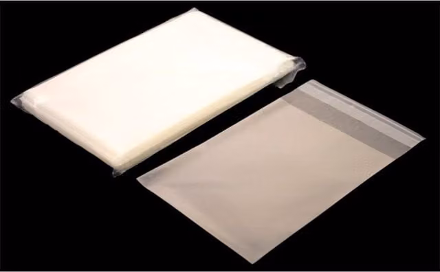 KDMD Transparent Self-Adhesive Plastic Film Envelopes