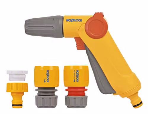 Hozelock Jet Spray Gun Set in Yellow