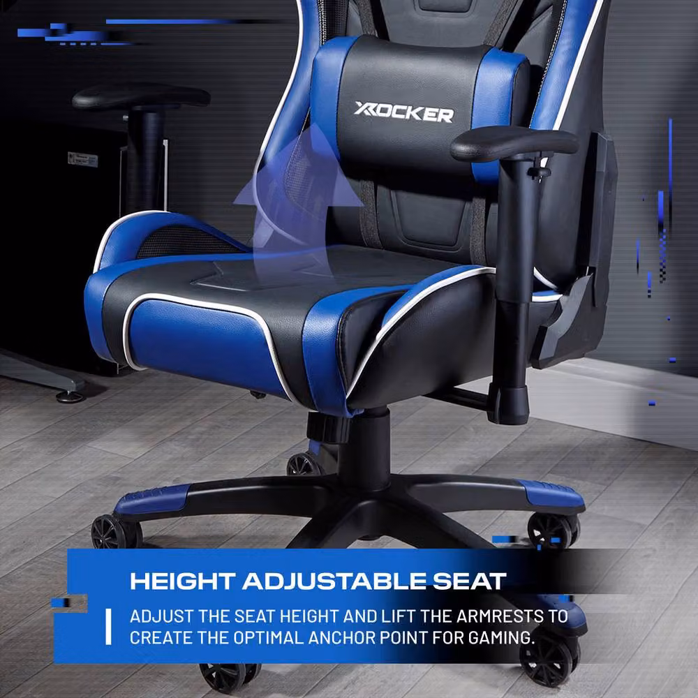X Rocker Agility Ergonomic Esports Gaming Chair in Blue – 3
