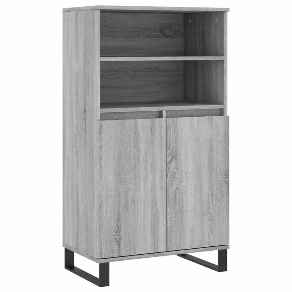 Berkfield Home Grey Sonoma Highboard W/D/H: 60 x 36 x 110 cm – 2
