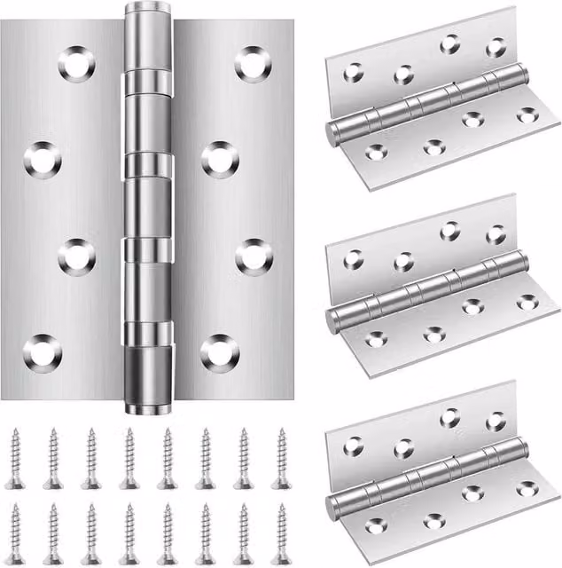 SPETLEK Stainless Steel Butt Door Hinges in Silver – 1