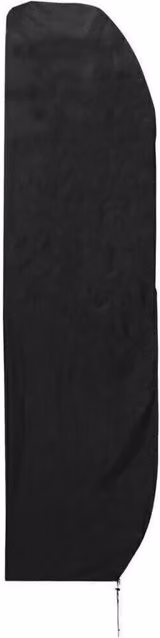 FLAVORA L Heavy Duty Cantilever Parasol Cover in Black Polyester, W: 280 cm, H: 45-80 cm