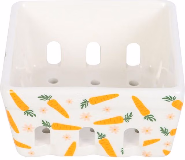 KDMK White Ceramic Berry Basket Kitchen Organiser