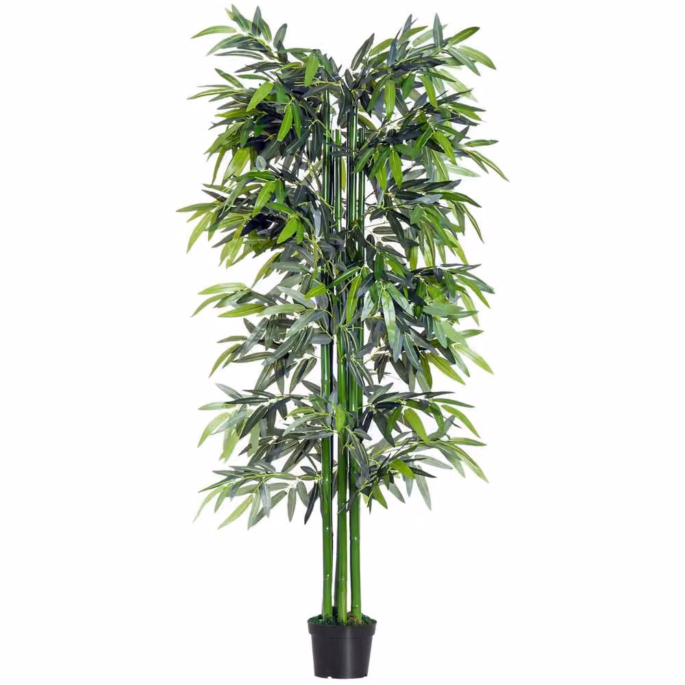 Wyld Haus Marifa Artificial Green Bamboo Tabletop Tree in Pot – 2