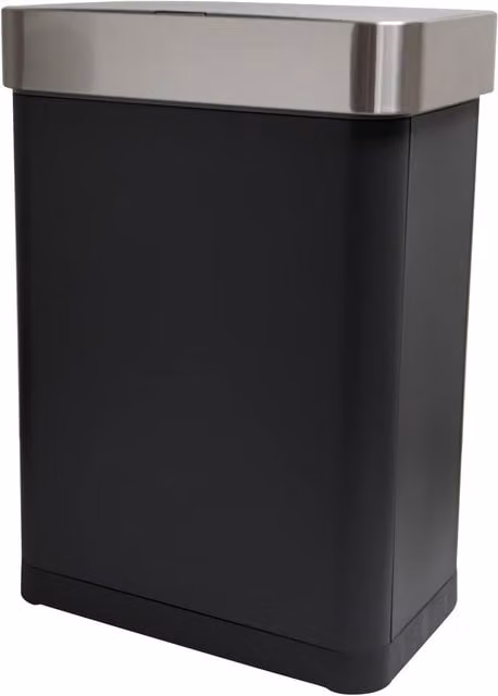 Tower 50L Ozone Recycling Sensor Bin in Black