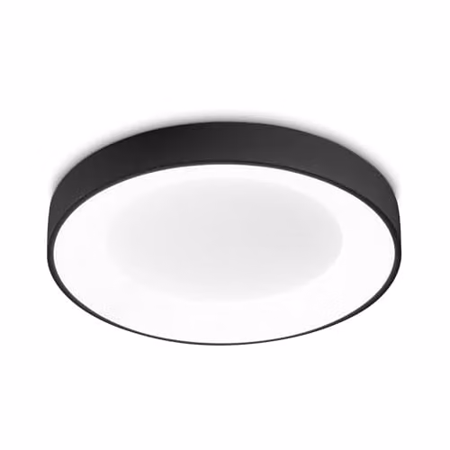 Netlighting Planet Integrated LED Semi Flush Ceiling Light in Black, 2000Lm, 3000K – 1