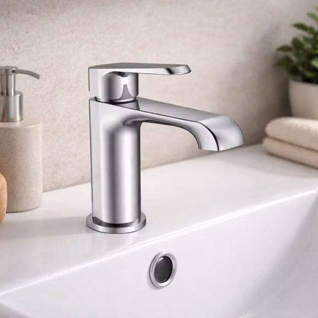Bathroom Kingdom Montana Single Lever Basin Mixer Tap in Chrome